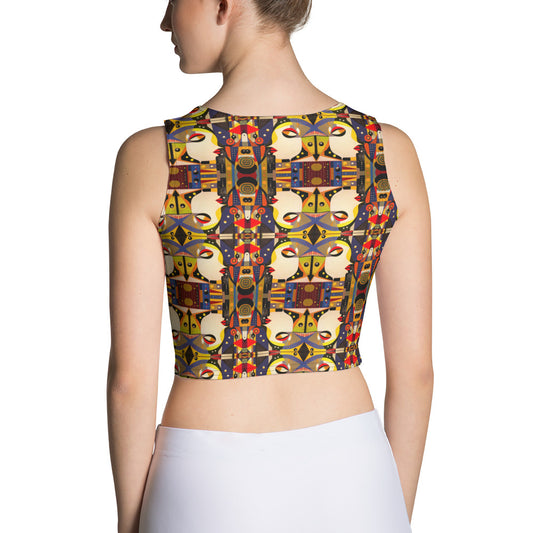 DMV 0176 Chic Boho Crop Top