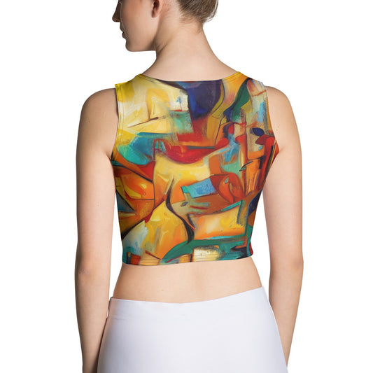 DMV 0416 Abstract Art Crop Top