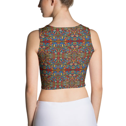 DMV 1358 Psy Artsy Crop Top