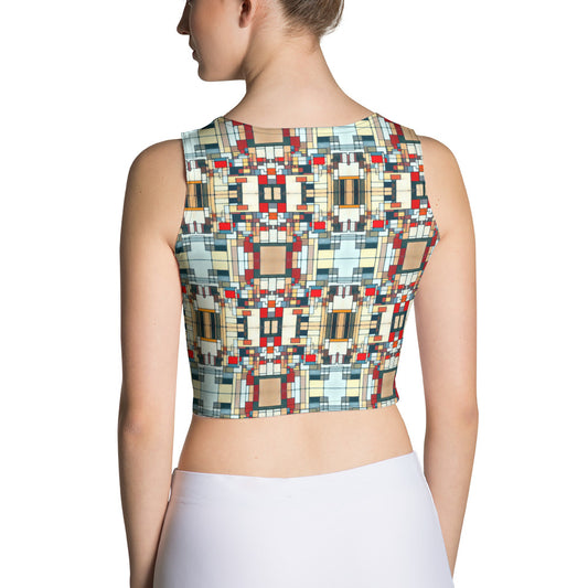 DMV 0184 Geo Boho Crop Top