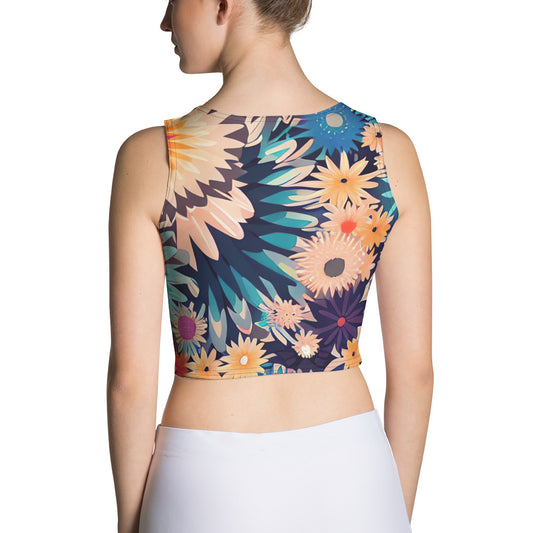 DMV 0404 Floral Crop Top