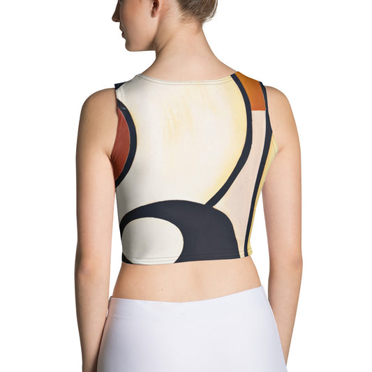 DMV 0179 Abstract Art Crop Top