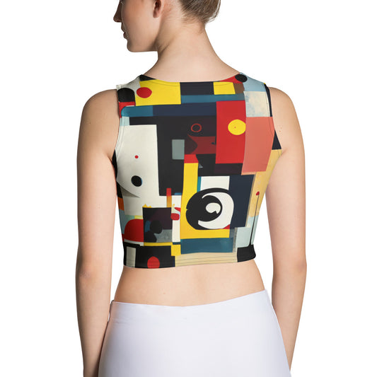 DMV 0152 Retro Art Crop Top