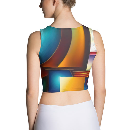 DMV 0151 Retro Art Crop Top