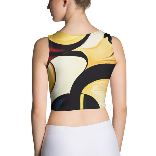 DMV 0195 Retro Art Crop Top