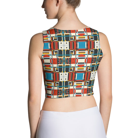 DMV 0410 Geo Boho Crop Top