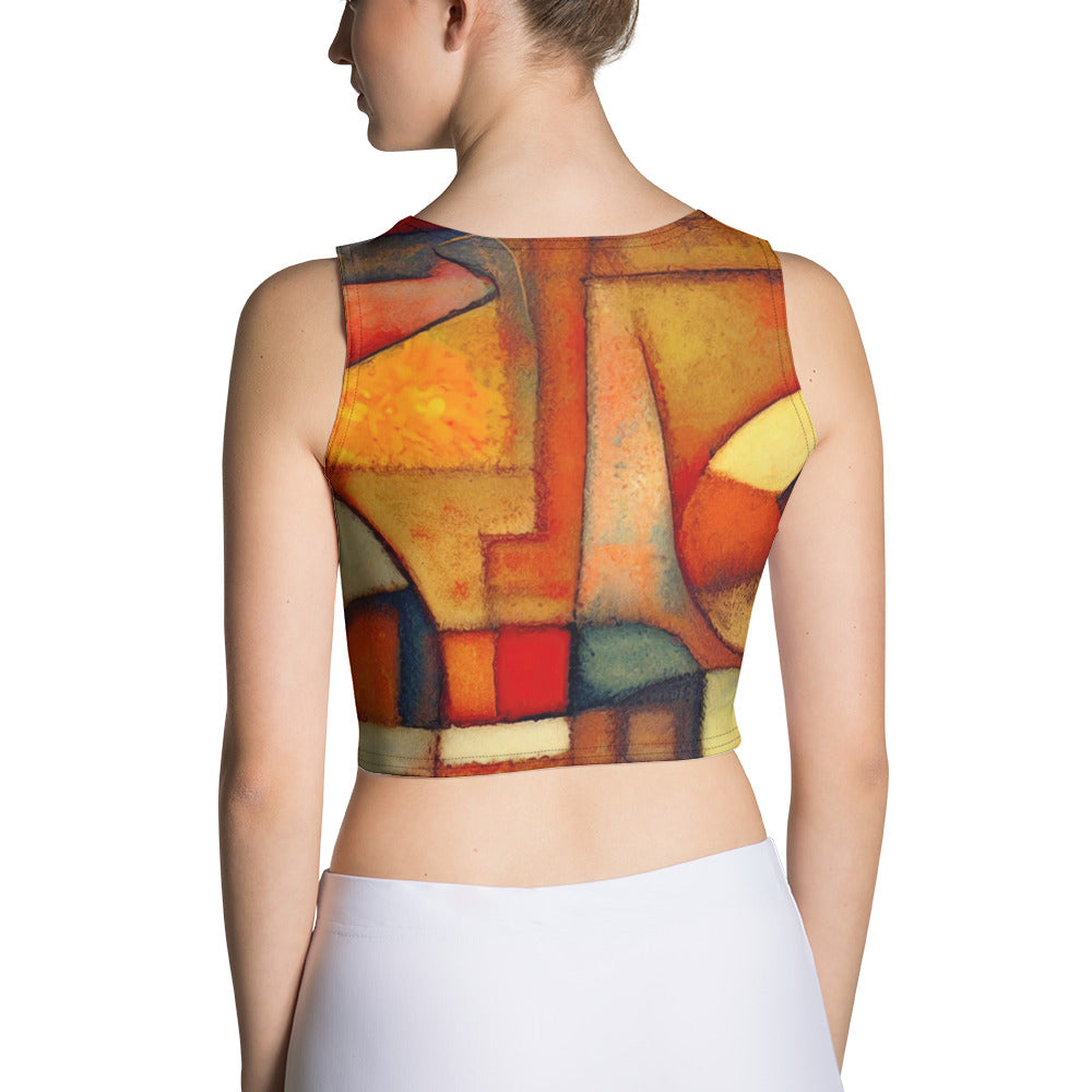 DMV 0298 Retro Art Crop Top