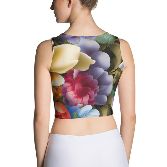 DMV 0268 Floral Crop Top