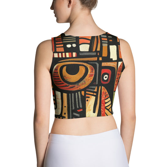 DMV 0505 Retro Art Crop Top