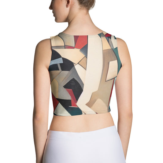 DMV 0508 Abstract Art Crop Top