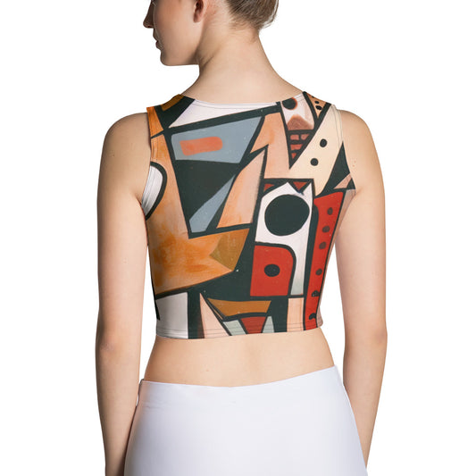 DMV 0522 Retro Art Crop Top