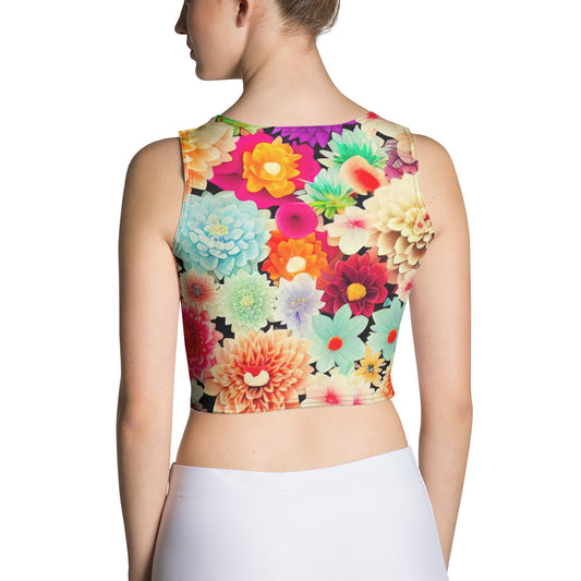 DMV 0424 Floral Crop Top