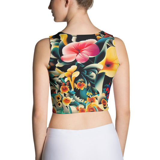 DMV 0956 Floral Crop Top