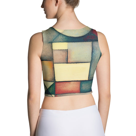 DMV 1125 Retro Art Crop Top