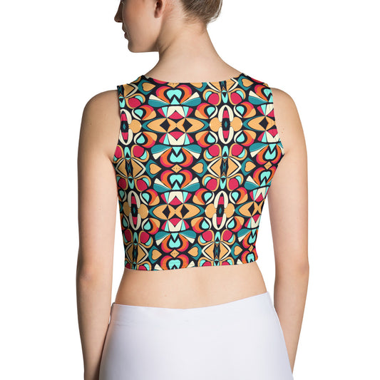 DMV 1894 Vintage Artsy Crop Top