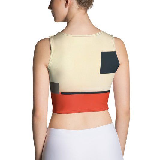 DMV 0334 Abstract Art Crop Top