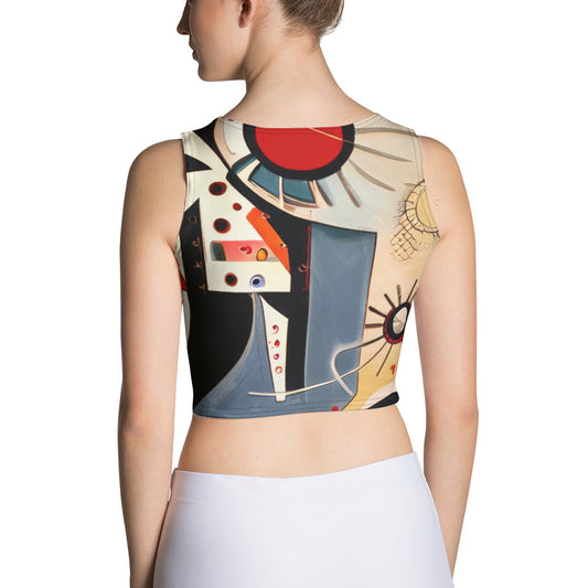 DMV 0769 Retro Art Crop Top