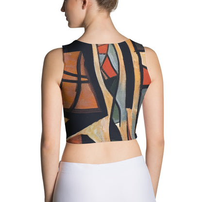 DMV 0376 Retro Art Crop Top