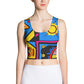 DMV 0235 Psy Art Crop Top