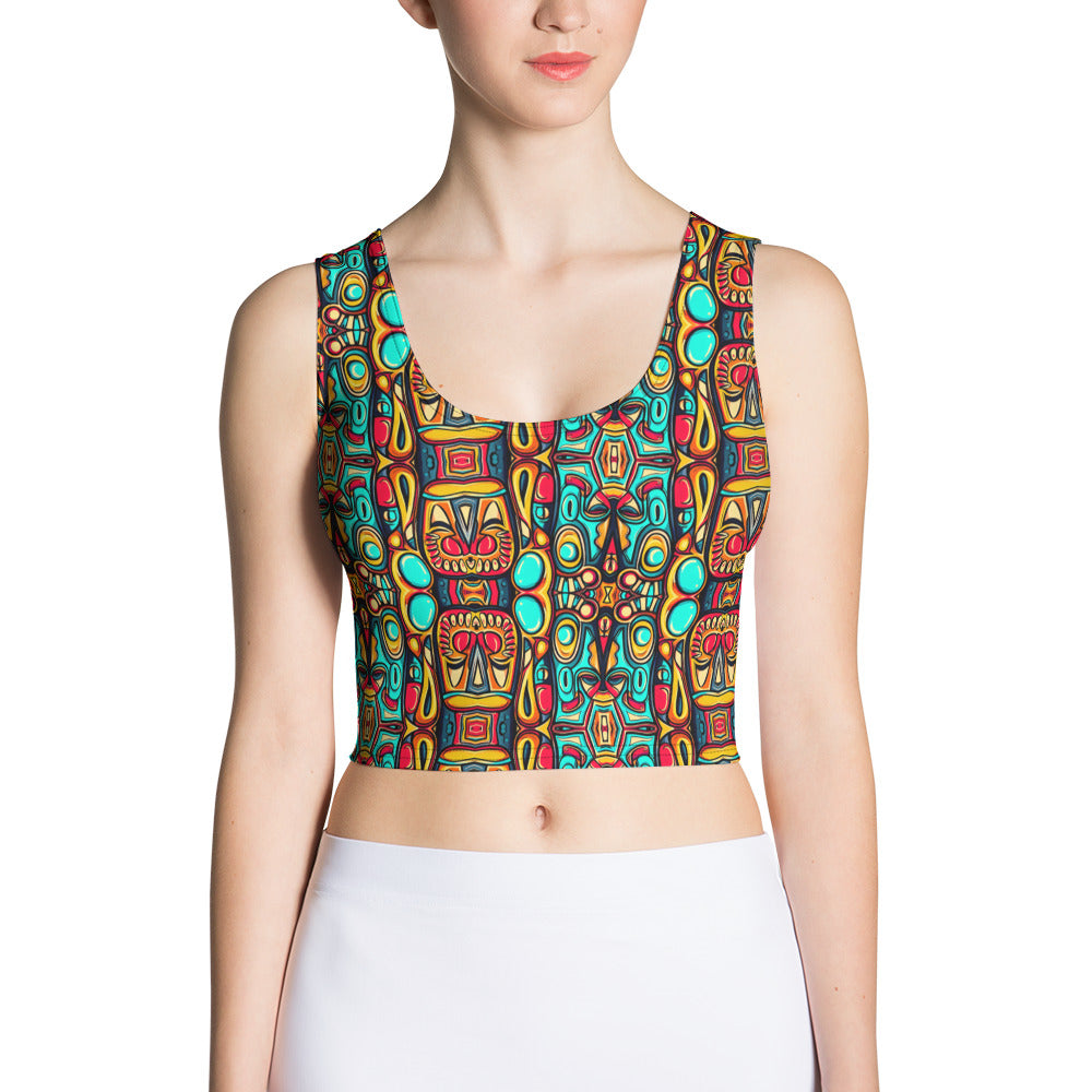 DMV 0074 Psy Artsy Crop Top