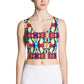 DMV 0036 Vintage Artsy Crop Top