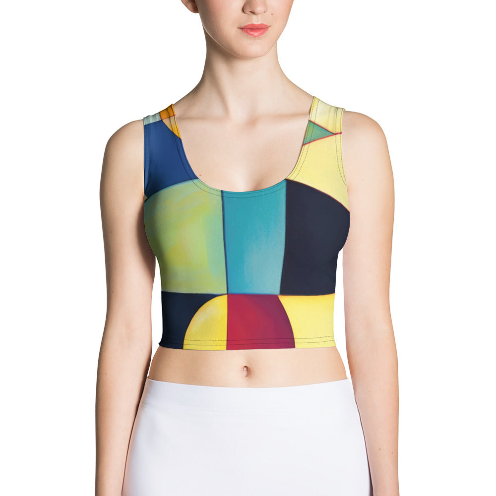 DMV 0024 Abstract Art Crop Top