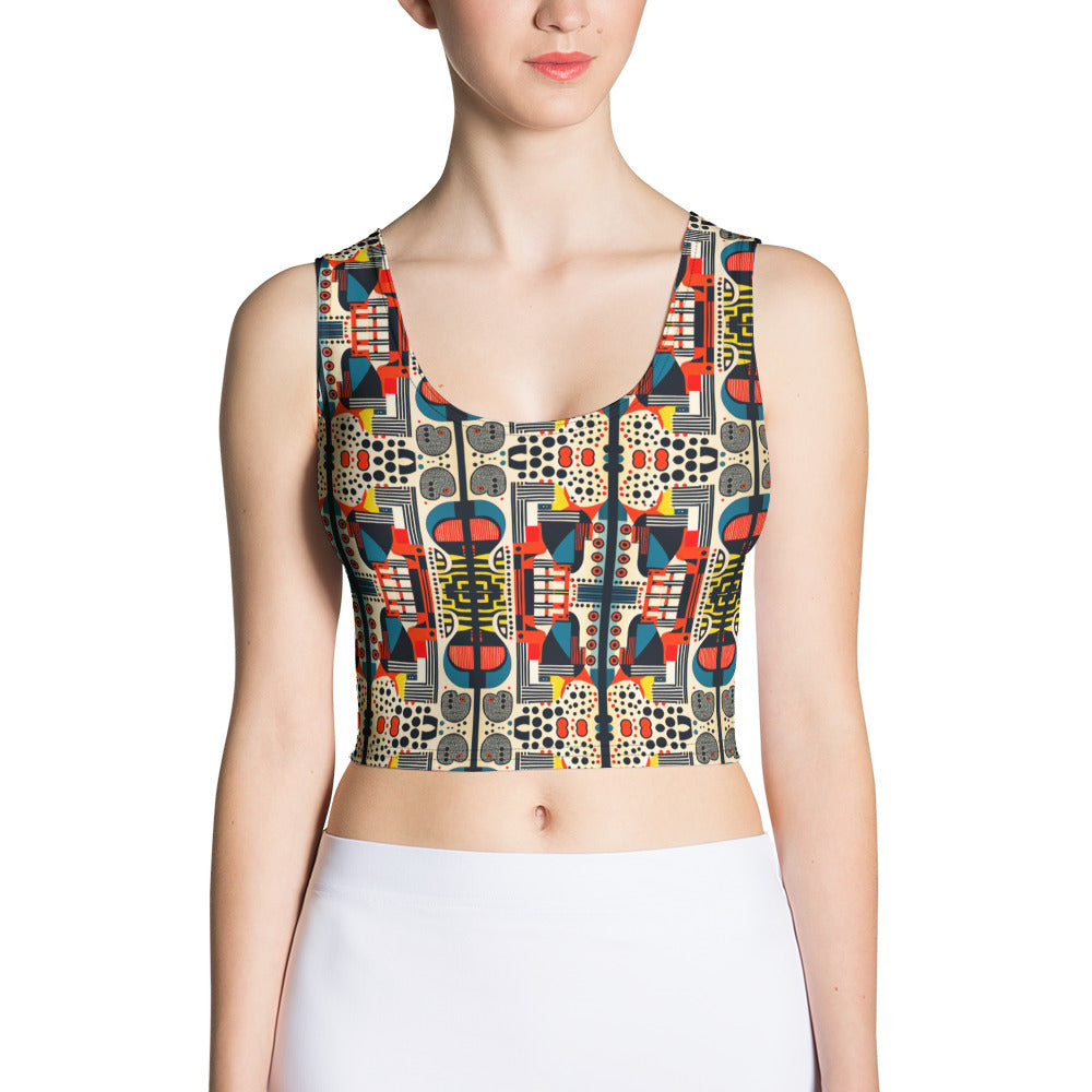 DMV 0013 Chic Boho Crop Top