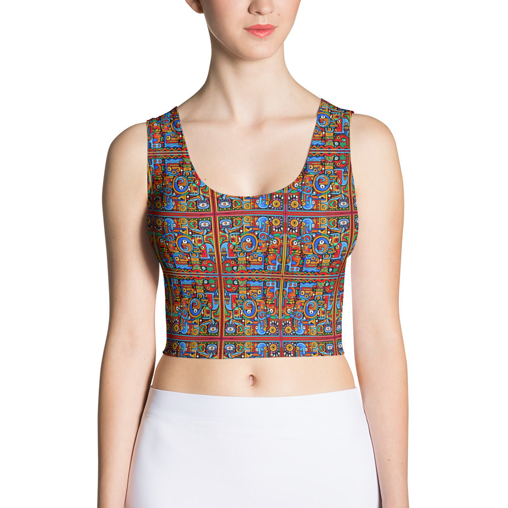 DMV 0066 Psy Artsy Crop Top