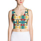 DMV 0044 Vintage Artsy Crop Top