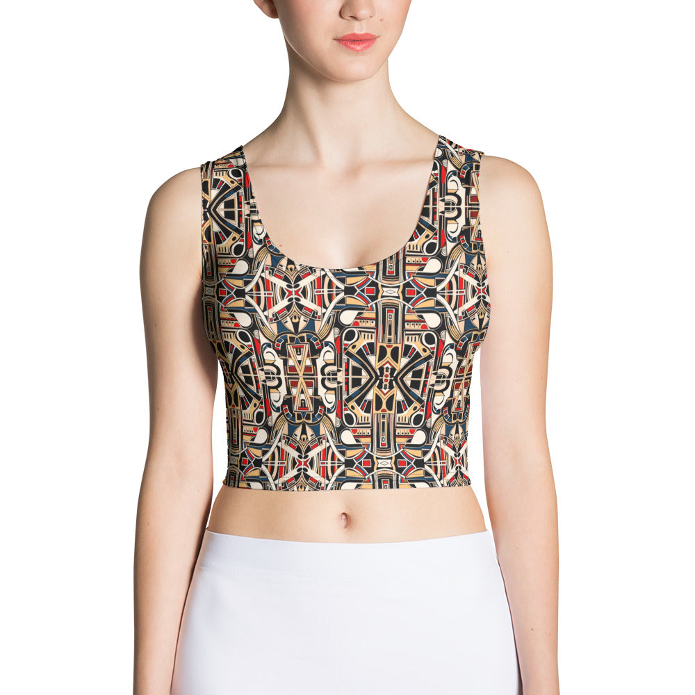 DMV 0078 Chic Boho Crop Top