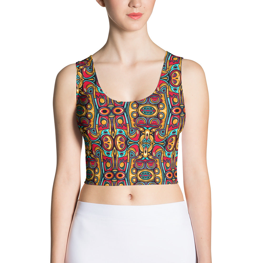 DMV 0249 Psy Artsy Crop Top