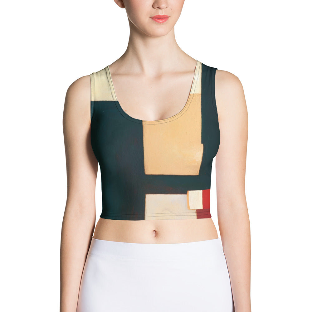 DMV 0223 Abstract Art Crop Top