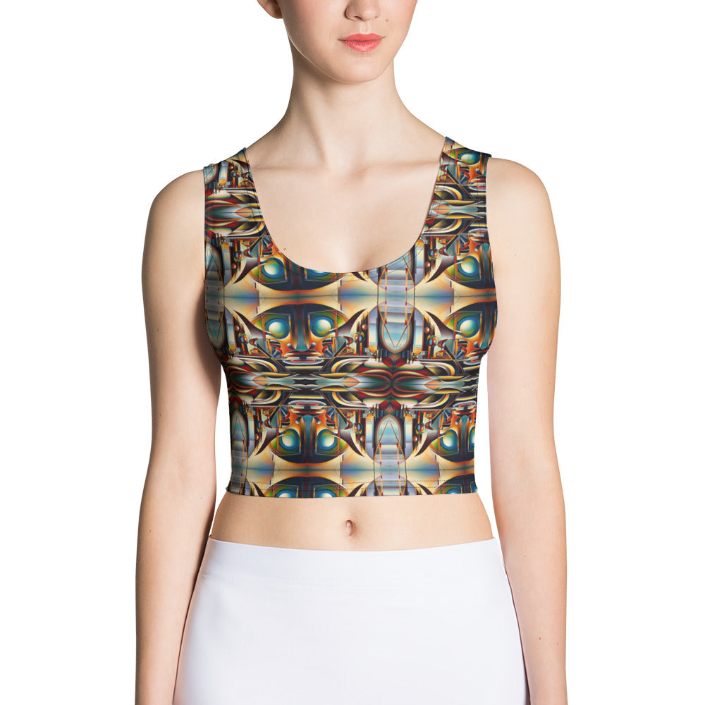 DMV 0135 Conceptual Artsy Crop Top