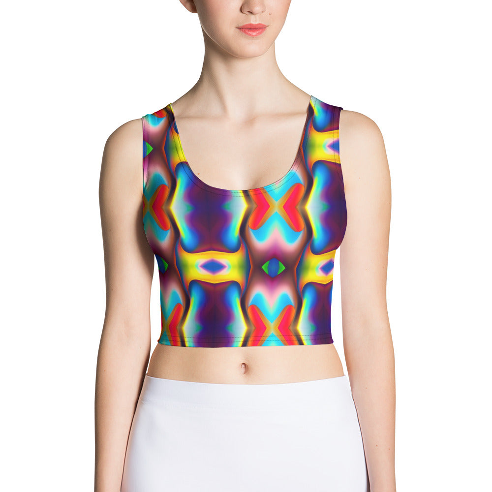 DMV 1350 Psy Artsy Crop Top