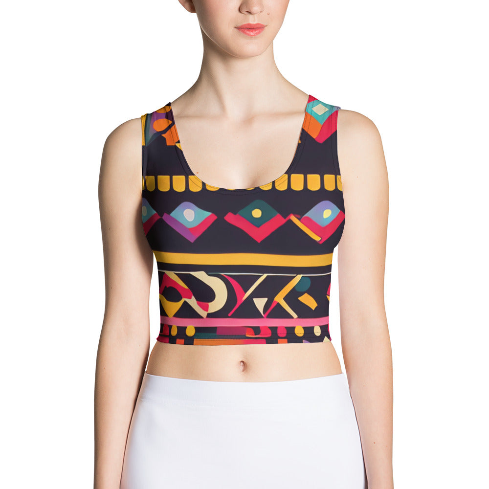 DMV 0409 Boho Crop Top