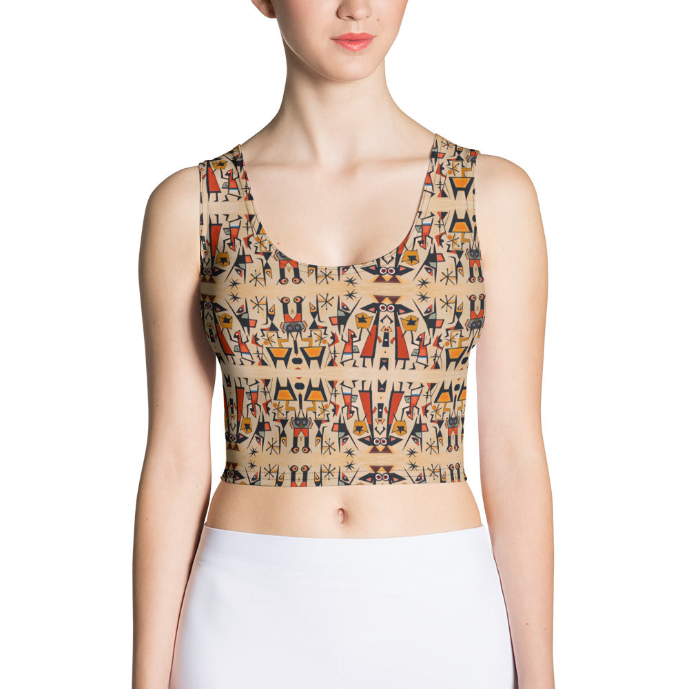 DMV 0509 Classic Boho Crop Top