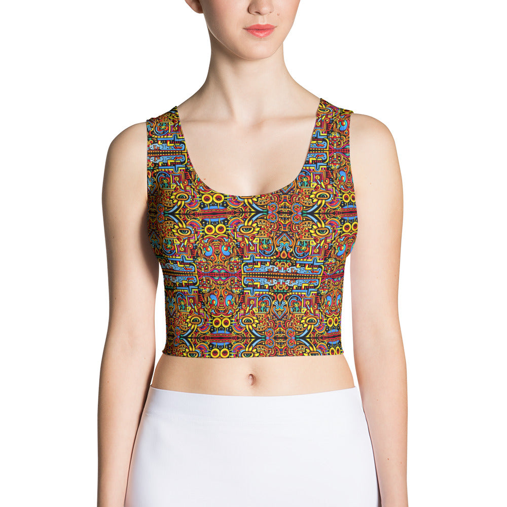 DMV 1304 Psy Artsy Crop Top