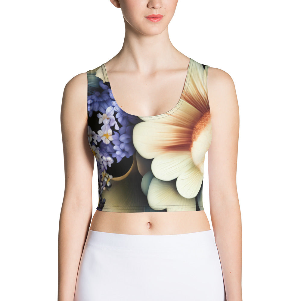 DMV 0881 Floral Crop Top