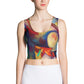 DMV 1647 Abstract Art Crop Top