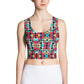 DMV 1740 Vintage Artsy Crop Top