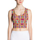 DMV 1519 Vintage Artsy Crop Top