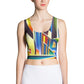 DMV 1030 Retro Art Crop Top