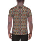 DMV 0283 Chic Boho All-Over Print Men's Athletic T-shirt