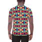 DMV 0036 Vintage Artsy All-Over Print Men's Athletic T-shirt