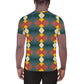 DMV 0057 Classic Boho All-Over Print Men's Athletic T-shirt