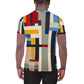 DMV 0072 Abstract Art All-Over Print Men's Athletic T-shirt