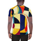 DMV 0024 Abstract Art All-Over Print Men's Athletic T-shirt