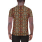 DMV 0073 Classic Boho All-Over Print Men's Athletic T-shirt