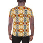 DMV 0089 Chic Boho All-Over Print Men's Athletic T-shirt