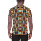 DMV 0244 Geo Boho All-Over Print Men's Athletic T-shirt